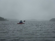 Action: Toni Towle - Misty Lake Kayaker Action: Toni Towle - Misty Lake Kayaker