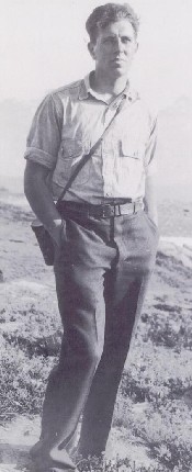 Clarence on western climbing trip, 1929 Clarence on western climbing trip, 1929